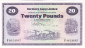 New British Stock 20 Pounds,  1. 7.1970